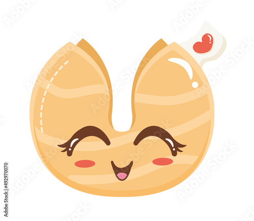 fortune cookie kawaii food