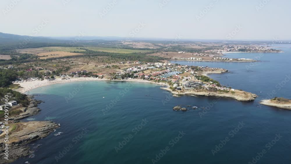 Aerial view of Arapya beach near town of Tsarevo, Burgas Region, Bulgaria Aerial view of Arapya beach near town of Tsarevo, Burgas Region, Bulgaria