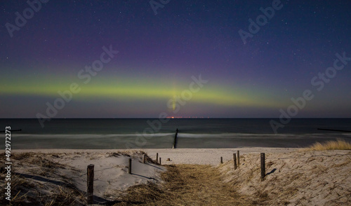 Fototapeta Naklejka Na Ścianę i Meble -  polarlichter ostsee