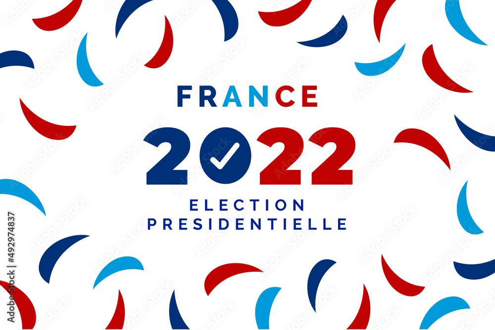 presidential election France 2022, in vector presidential election France 2022, in vector