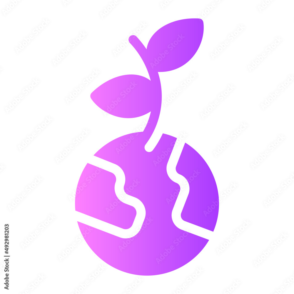 sprout gradient icon sprout gradient icon