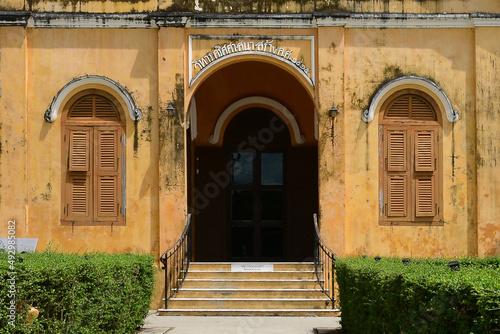 Trang Church has an inscription in Thai above the front entrance stairway saying: The church was built in 1915. © ideation90