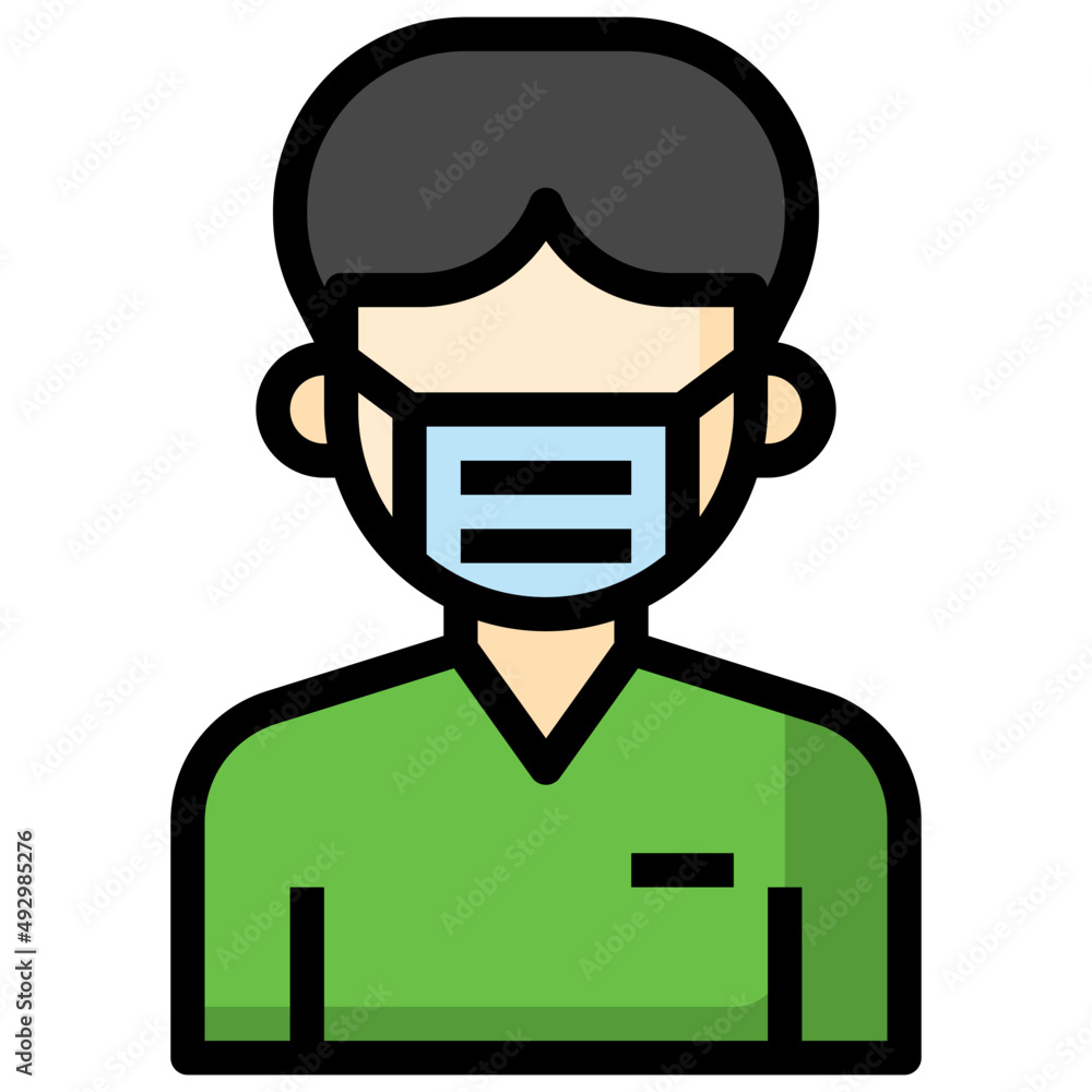 SURGEON filled outline icon,linear,outline,graphic,illustration SURGEON filled outline icon,linear,outline,graphic,illustration