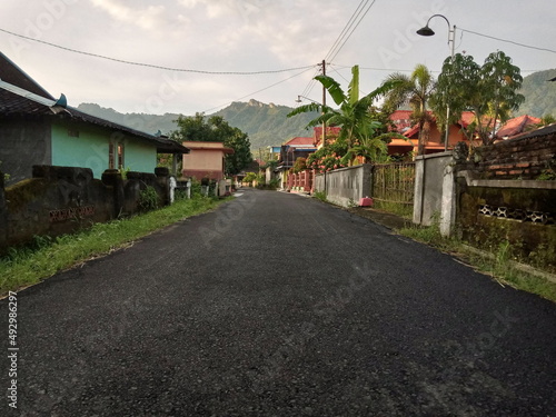 street in the village in java © ipung