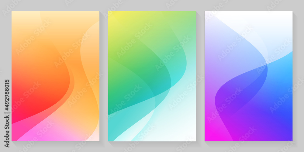 Fototapeta premium Abstract Liquid colors background design. With memphis and geometric shape elements. Fluid gradient shapes composition. Futuristic design background. Vector EPS10