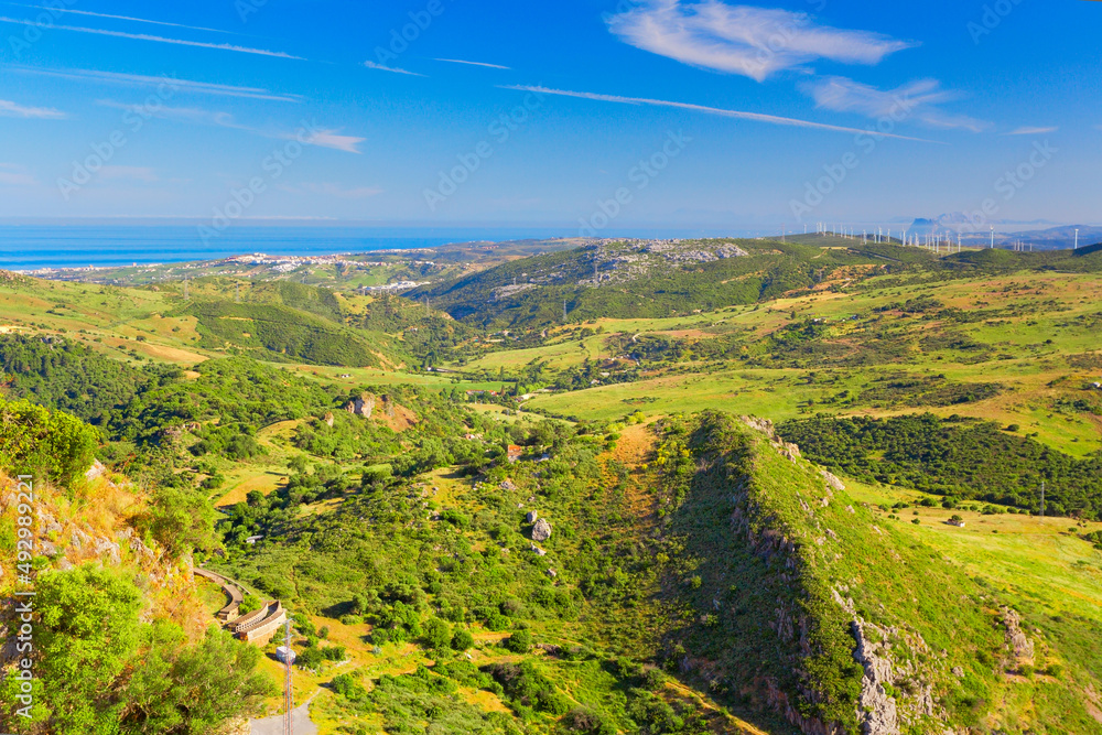 Andalusische Landschaft, Casares, Spanien