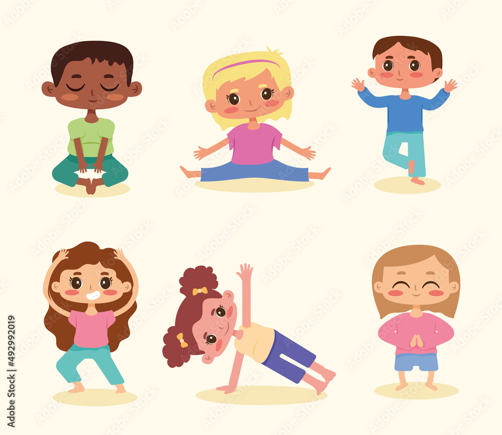 six yoga kids characters six yoga kids characters