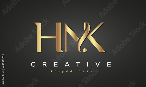 HNK creative luxury logo design photo