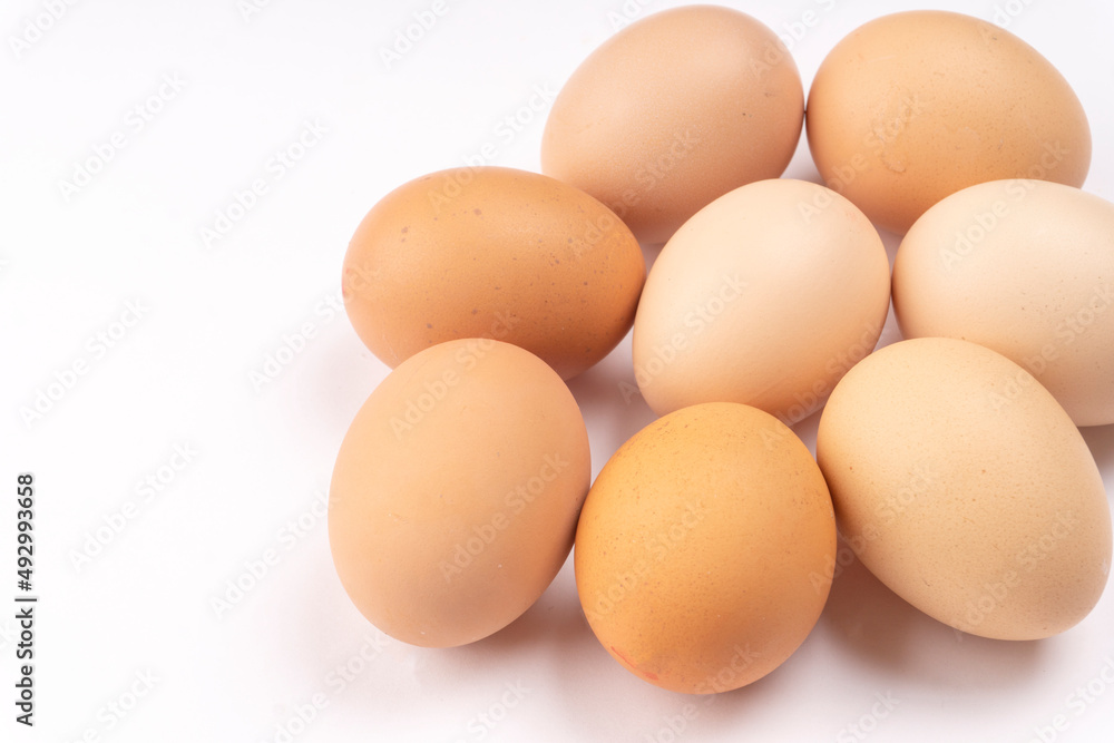 Organic chicken eggs on the table. Eggs are good for everyone and health. Farm products, natural eggs. Organic chicken eggs on the table. Eggs are good for everyone and health. Farm products, natural eggs.