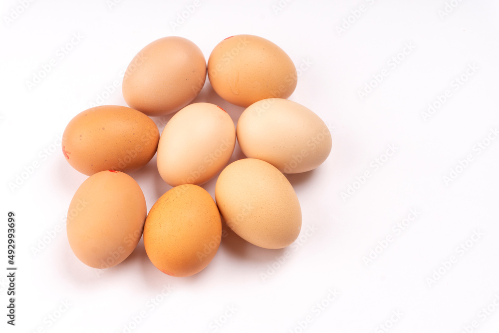Organic chicken eggs on the table. Eggs are good for everyone and health. Farm products, natural eggs. Organic chicken eggs on the table. Eggs are good for everyone and health. Farm products, natural eggs.