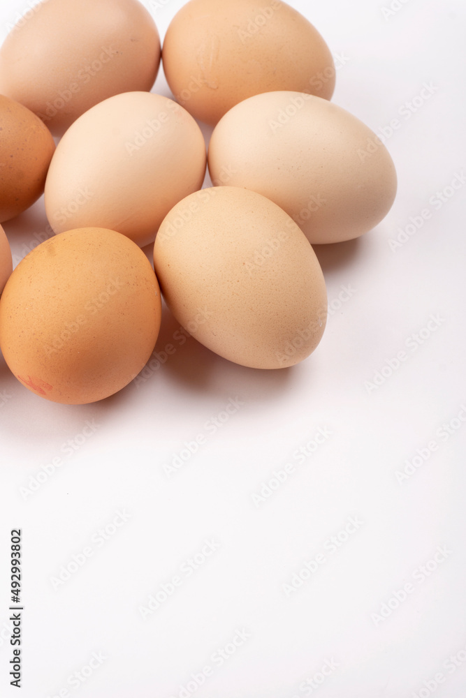 Organic chicken eggs on the table. Eggs are good for everyone and health. Farm products, natural eggs. Organic chicken eggs on the table. Eggs are good for everyone and health. Farm products, natural eggs.