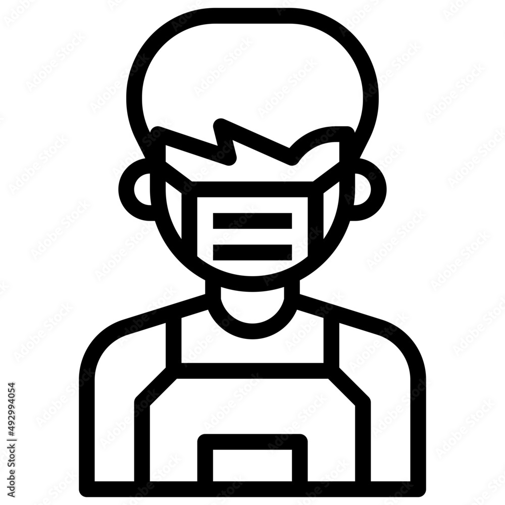 CLERK line icon,linear,outline,graphic,illustration CLERK line icon,linear,outline,graphic,illustration