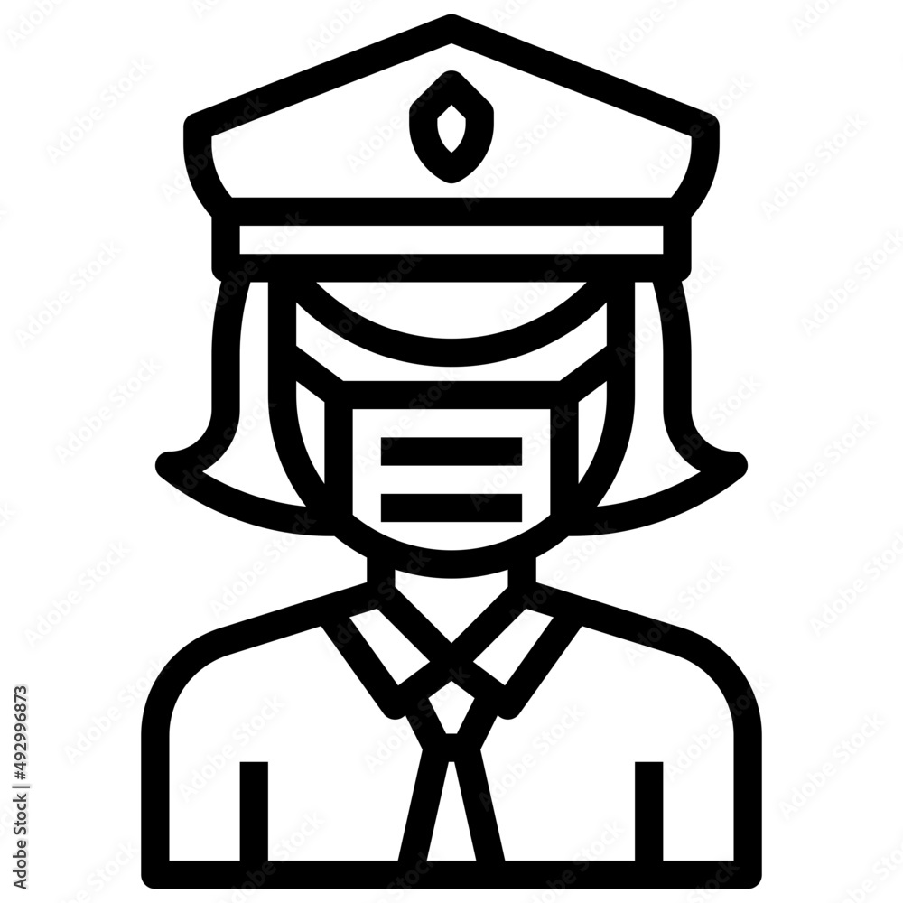 POLICE line icon,linear,,graphic,illustration POLICE line icon,linear,,graphic,illustration
