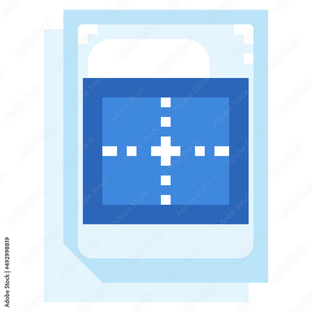 Fototapeta premium BORDER flat icon,linear,outline,graphic,illustration