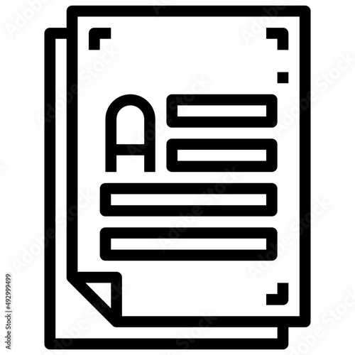 CAPITAL LETTER line icon,linear,,graphic,illustration