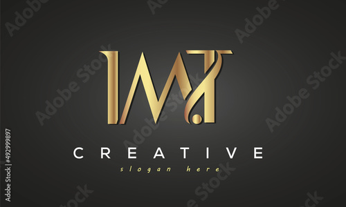 IMT creative luxury logo design photo