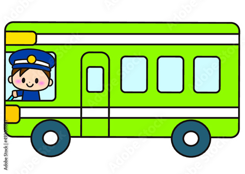 バス,運転手,乗り物,観光,旅行,ドライバー,運転,遠足,働く車,送迎バス,高速バス,観光バス,かわいい,レジャー,交通,車両,交通機関,夜行バス