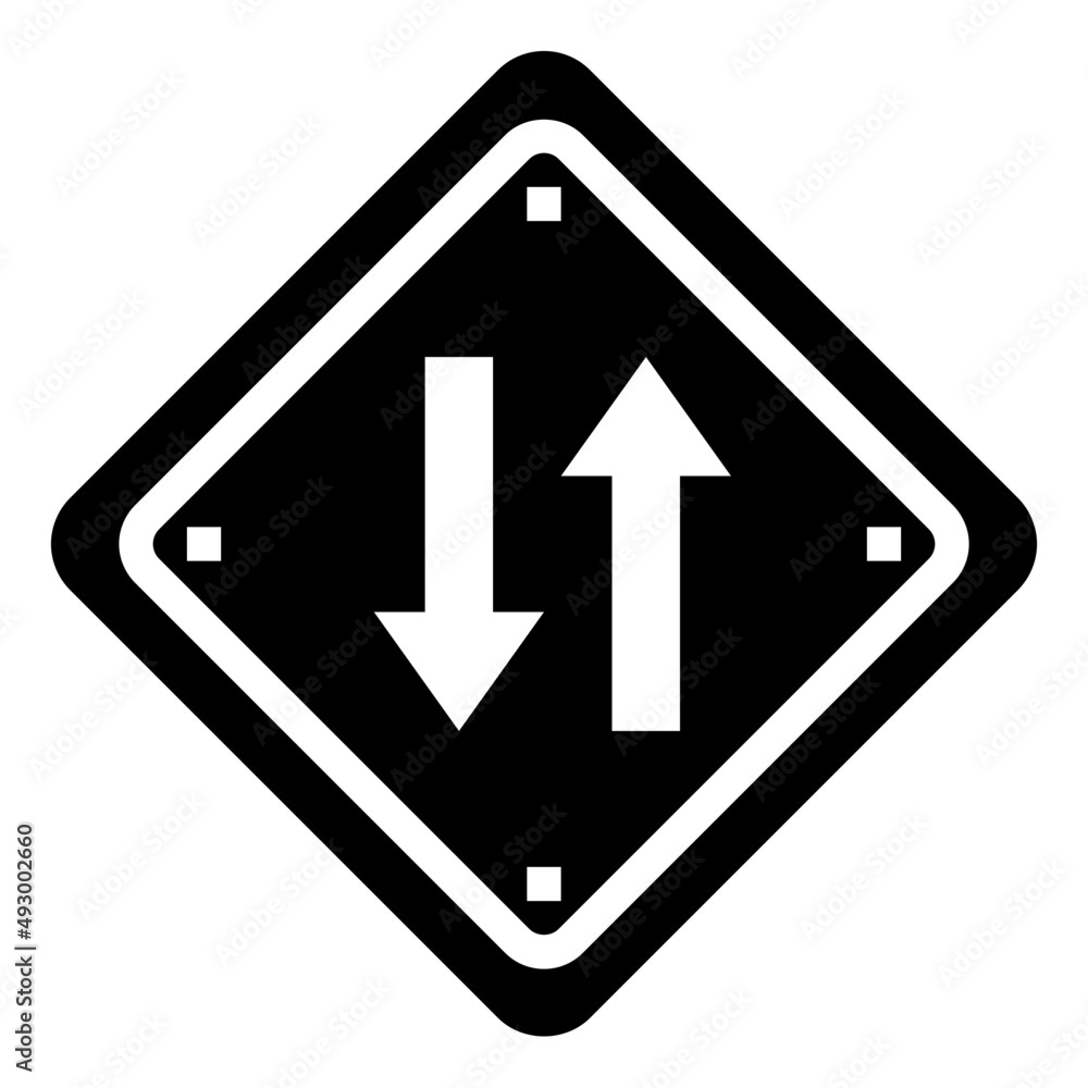 TWO WAYS glyph icon,linear,outline,graphic,illustration TWO WAYS glyph icon,linear,outline,graphic,illustration