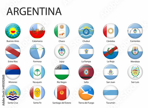 all Flags of regions of Argentina photo