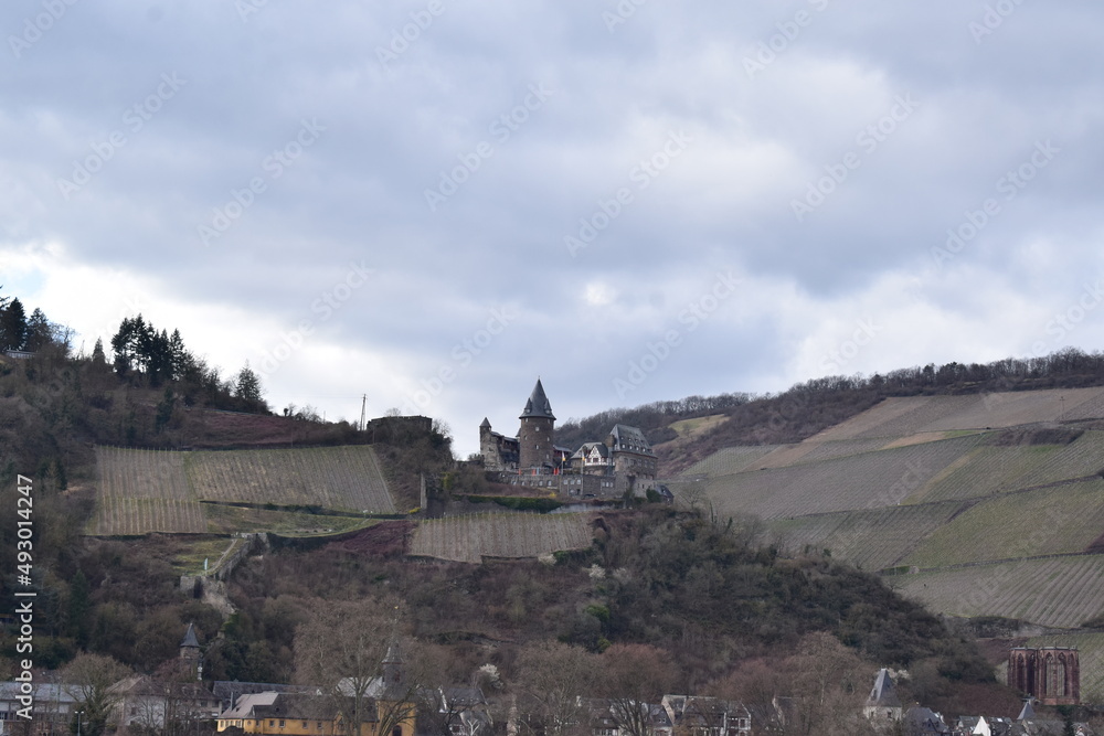 Obraz premium Burg Fürstenberg über Bacharach