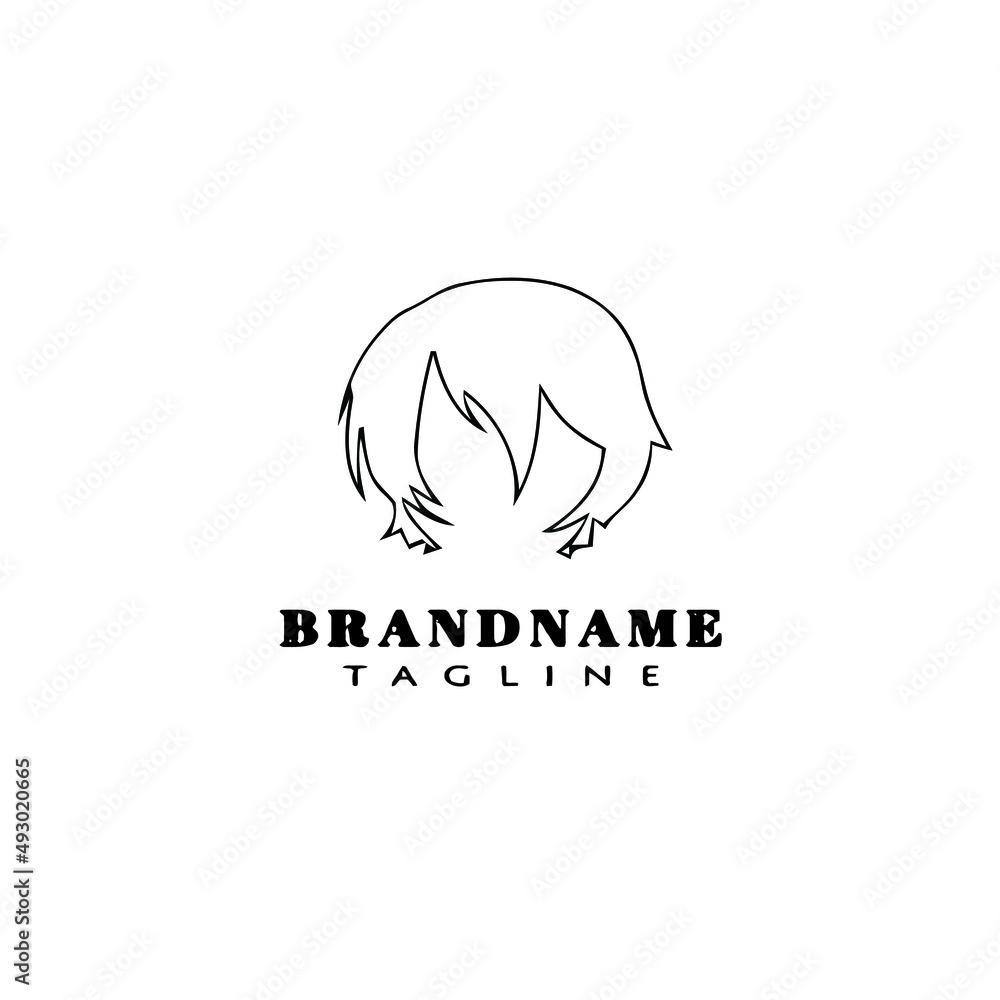 hair style logo icon design vector illustration hair style logo icon design vector illustration