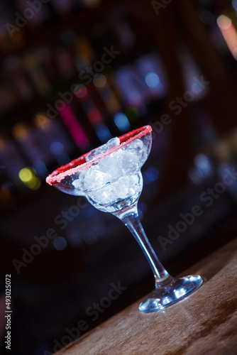 Obraz na płótnie cocktail w salonie