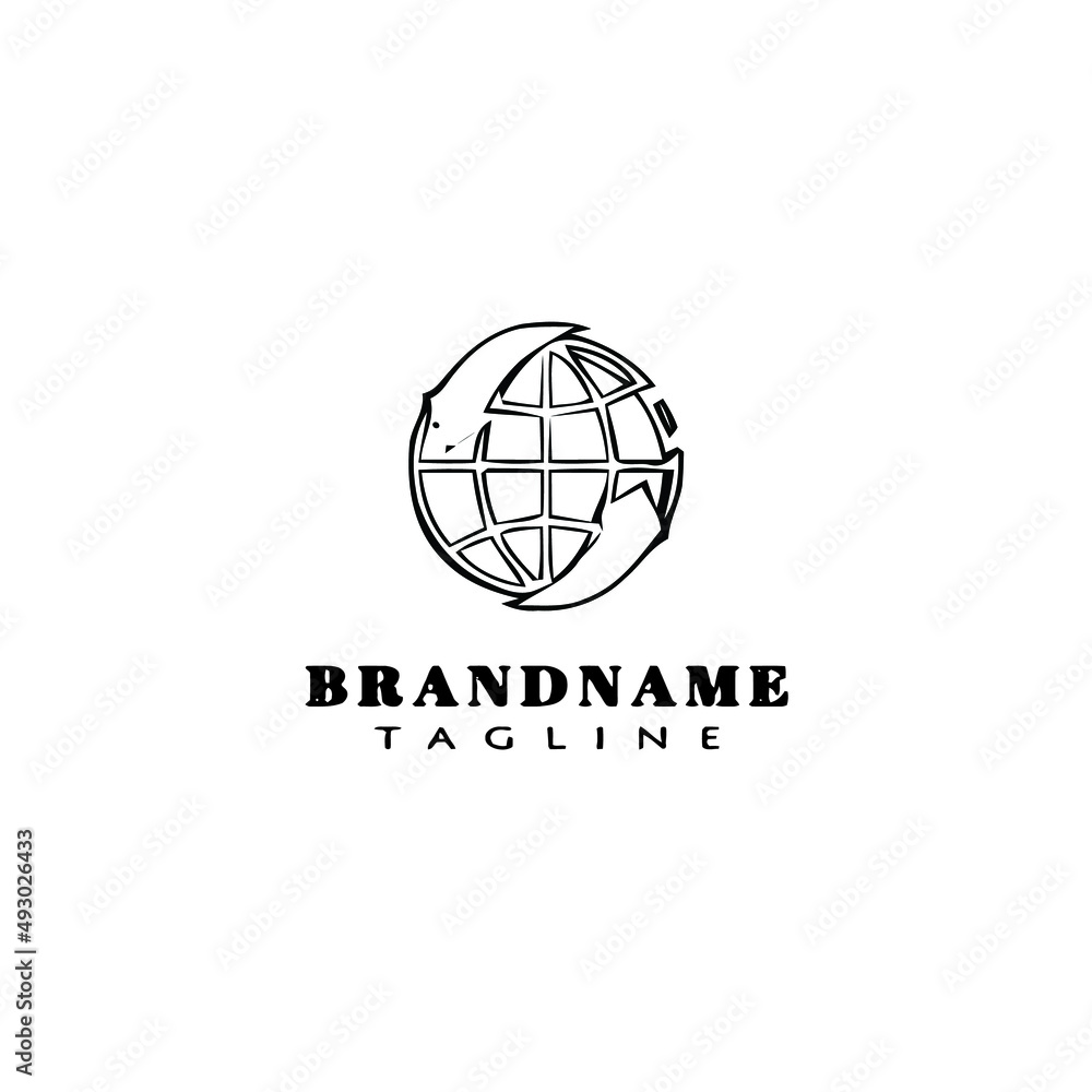 Obraz premium internet logo icon design template vector illustration