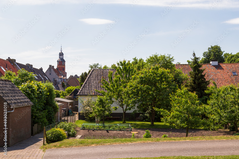 Picturesque town of Buren in the Betuwe.