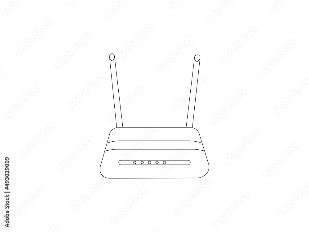 Wifi router icon in flat style Design. Broadband vector illustration on white business isolated. Internet connection business concept. professional illustration. Creative Vector art Design. Best vecto Wifi router icon in flat style Design. Broadband vector illustration on white business isolated. Internet connection business concept. professional illustration. Creative Vector art Design. Best vecto