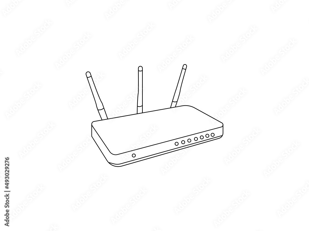 Wifi router icon in flat style Design. Broadband vector illustration on white business isolated. Internet connection business concept. professional illustration. Creative Vector art Design. Best vecto Wifi router icon in flat style Design. Broadband vector illustration on white business isolated. Internet connection business concept. professional illustration. Creative Vector art Design. Best vecto