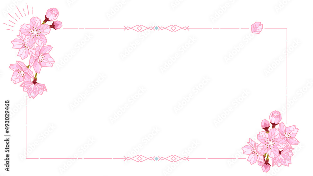 桜フレームC(16:9) 桜フレームC(16:9)