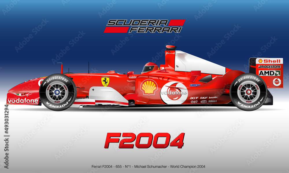 Schumacher sales 2004 ferrari