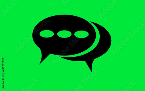 speech bubble.chat icon.sms icon photo