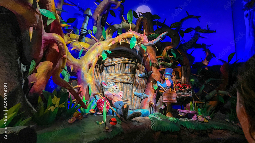 The Water ride Splash Mountain at Walt Disney World Magic Kingdom in