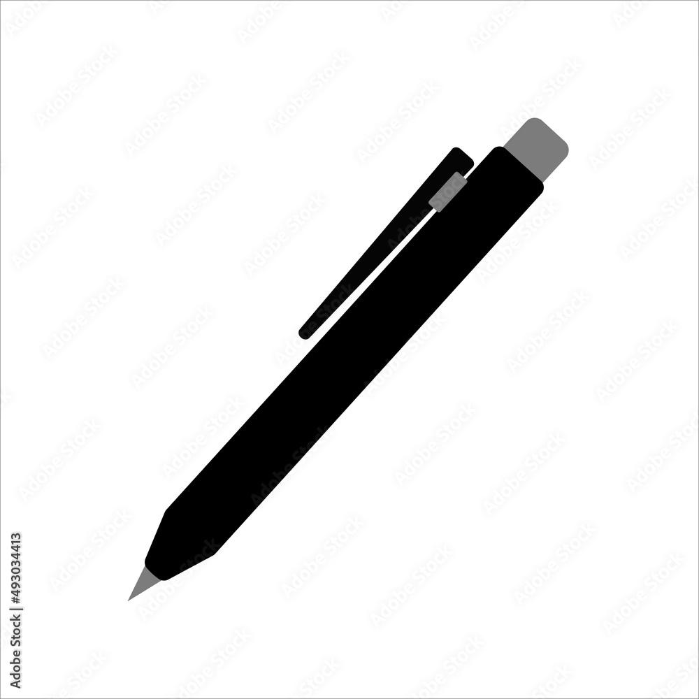 vector illustration Professional pen for writing important notes vector illustration Professional pen for writing important notes