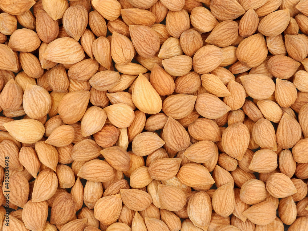Apricot kernels natural background Apricot kernels natural background