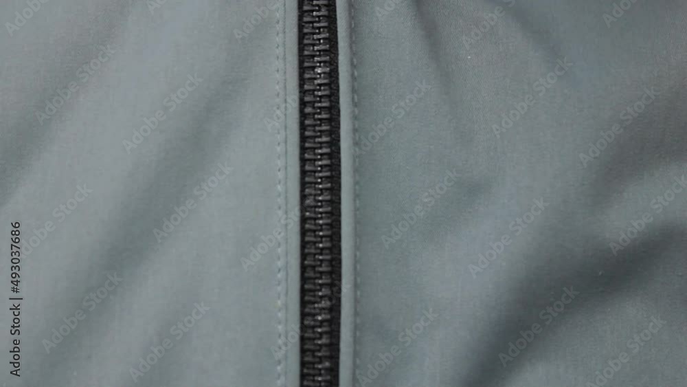 The Lightning snake close-up. ZIP up. Jacket fastening. The Lightning snake close-up. ZIP up. Jacket fastening.