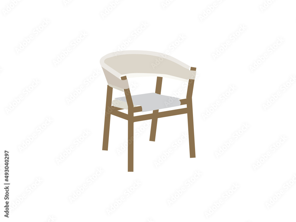 Professional Office chairs with casters. Desk height. White Modern round table with chairs Vector. Mid Century Modern Lounge Chair stock illustration. Executive office chair furniture illustration. Professional Office chairs with casters. Desk height. White Modern round table with chairs Vector. Mid Century Modern Lounge Chair stock illustration. Executive office chair furniture illustration.