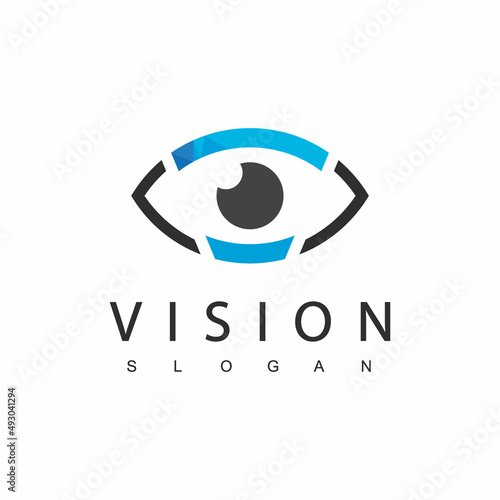 Eye Logo Design Template, Vision Logotype concept.
