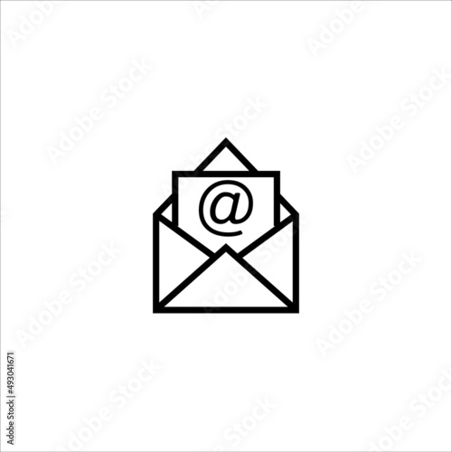 mail icon vector illustration symbol
