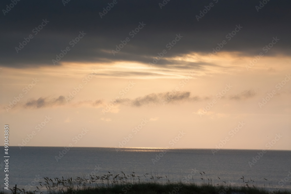 Sunrise over the ocean