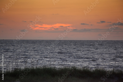 Sunrise over the ocean