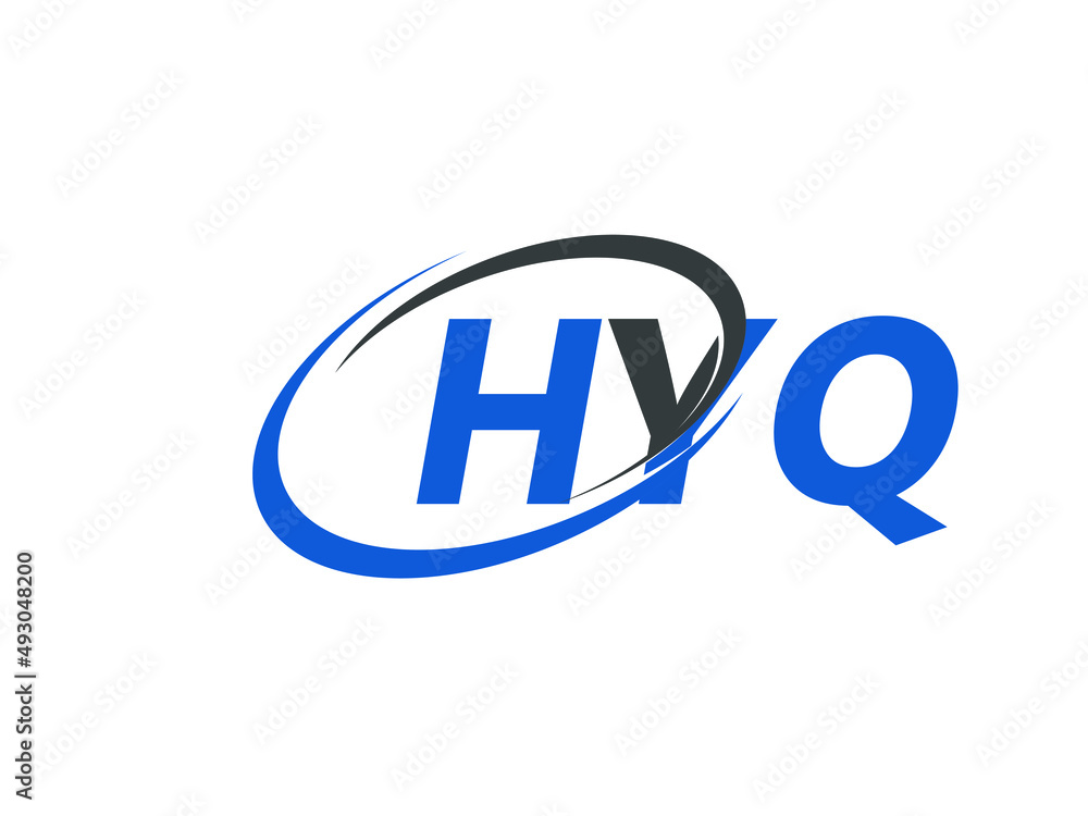 HYQ letter creative modern elegant swoosh logo design HYQ letter creative modern elegant swoosh logo design