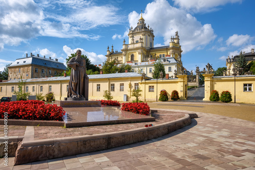 St Georges Cathedral in Lviv city, Ukraine photo