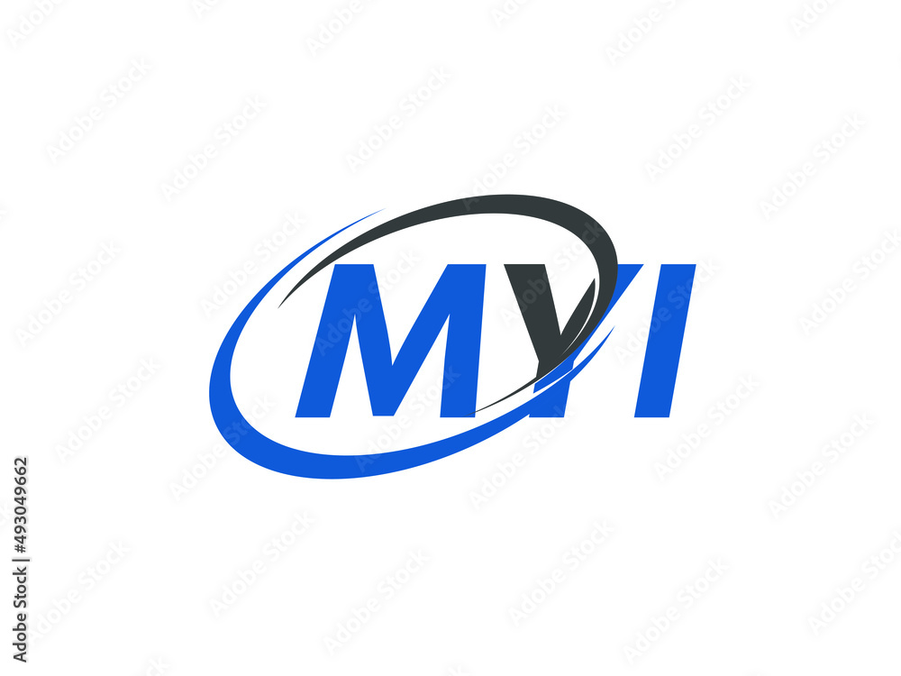 MYI letter creative modern elegant swoosh logo design MYI letter creative modern elegant swoosh logo design
