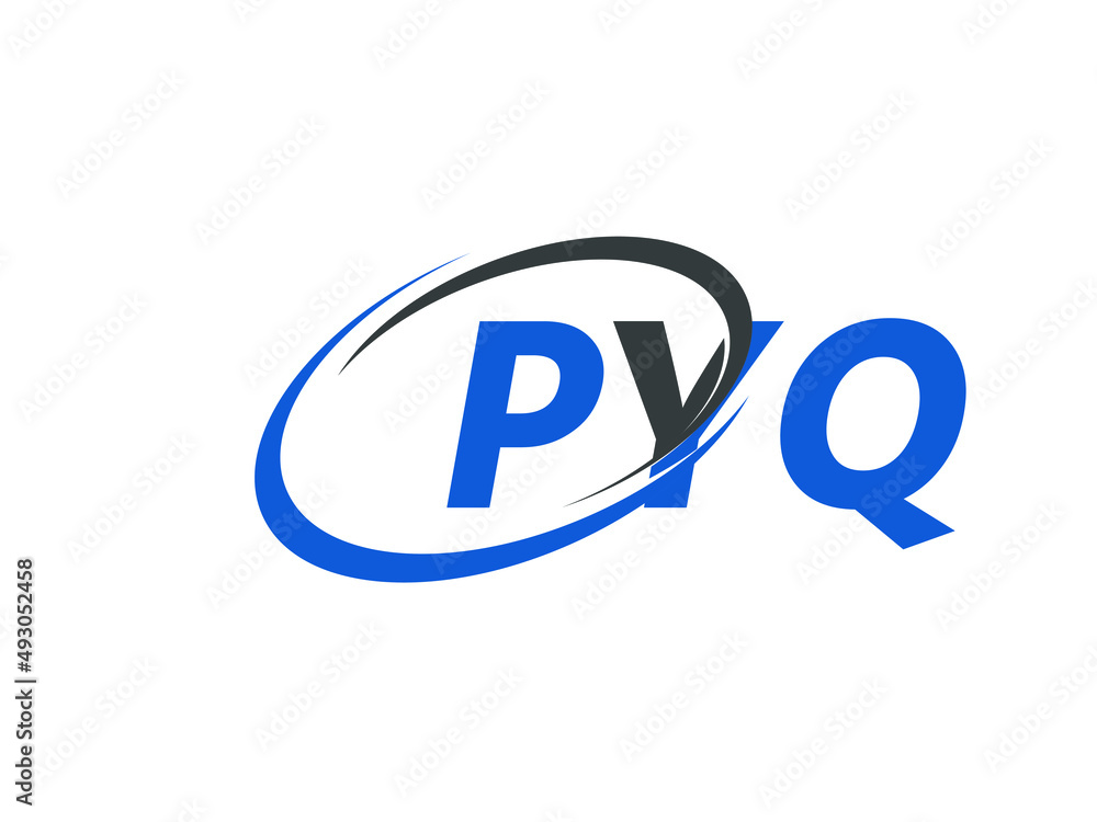 PYQ letter creative modern elegant swoosh logo design PYQ letter creative modern elegant swoosh logo design