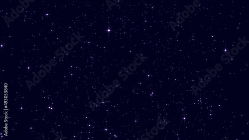 starry night sky glowing and shiny stars, endless space wallpaper