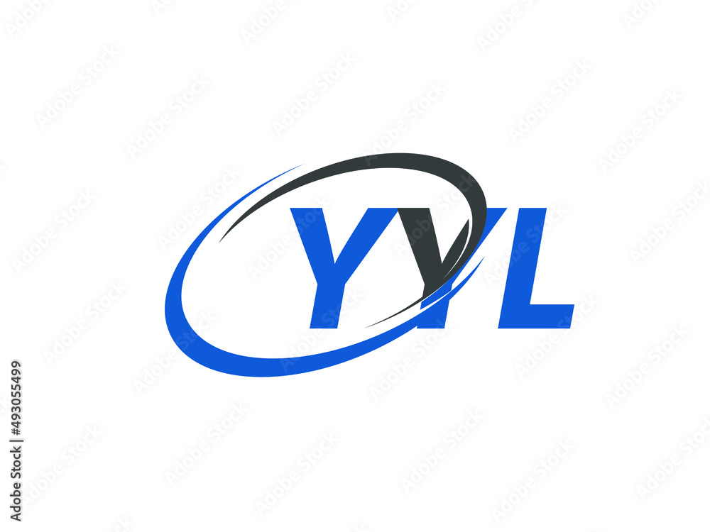 YYL letter creative modern elegant swoosh logo design YYL letter creative modern elegant swoosh logo design
