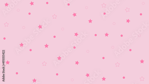 abstract geometric shapes on pink background, perfect for wallpaper, backdrop, postcard, background for your design © Malipa Studio