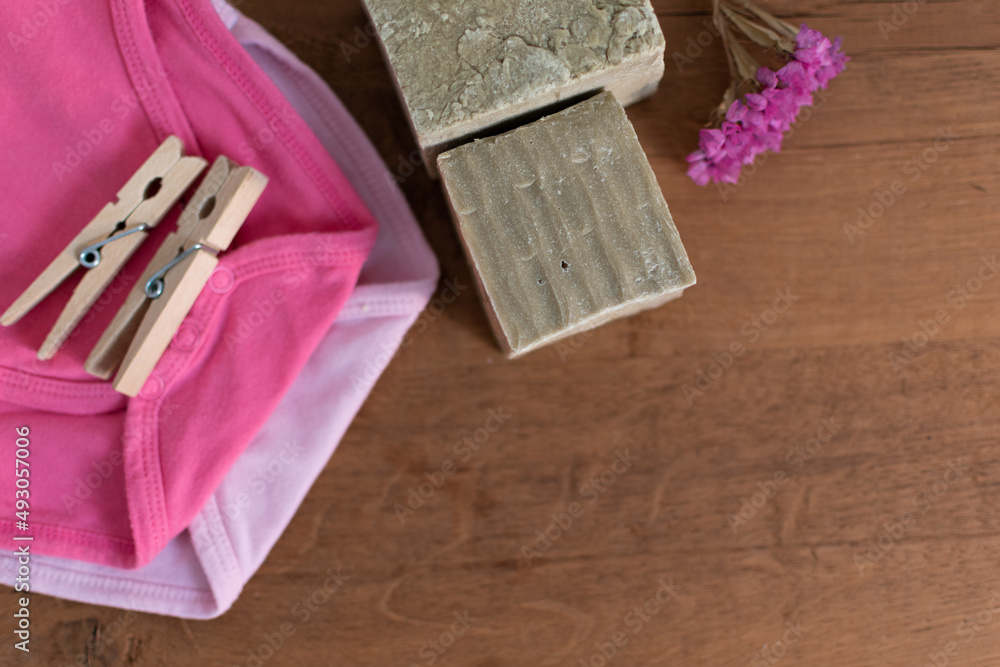 Homemade laundry detergent, DIY, zero waste, eco friendly, grated soap, natural product for wash and cleaning, biodegradable Marseille olive oil soap for babies, with space for text Homemade laundry detergent, DIY, zero waste, eco friendly, grated soap, natural product for wash and cleaning, biodegradable Marseille olive oil soap for babies, with space for text